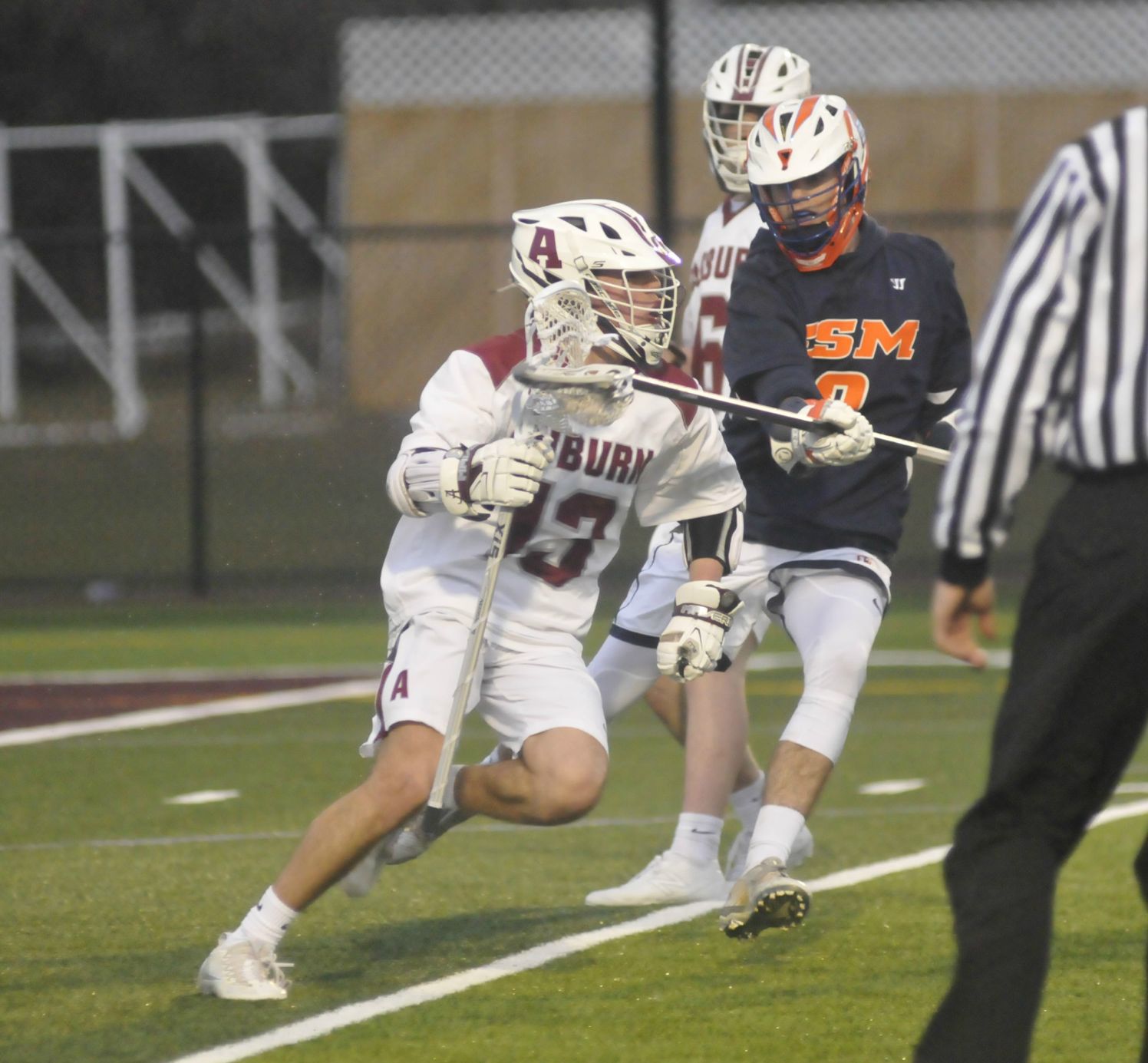 Auburn boys lacrosse vs ESM